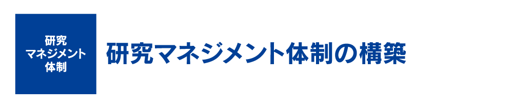 研究マネジメント体制